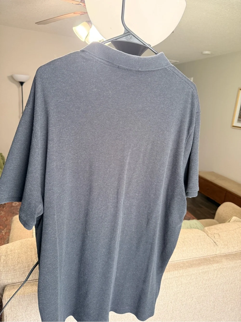 Polo by Ralph Lauren Men’s XL Charcoal Heather Short Sleeve Cotton Polo Shirt